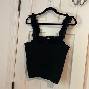 Aerie black blouse size XL